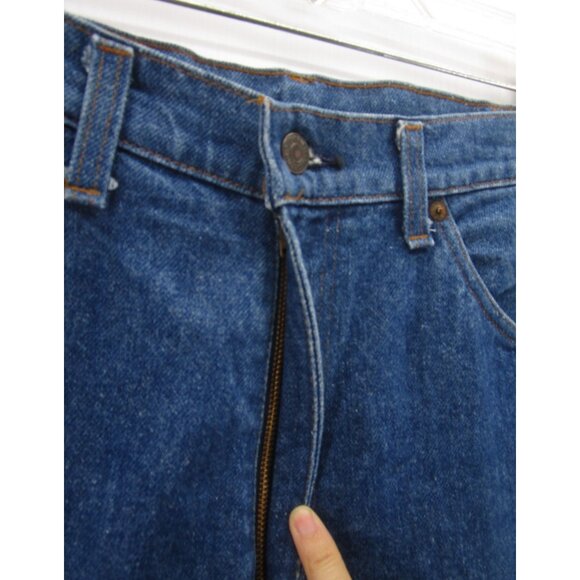 VINTAGE Levis 517 Jeans 36X30 Bootcut Orange Tab Pants 80s Made In USA* - Picture 2 of 12